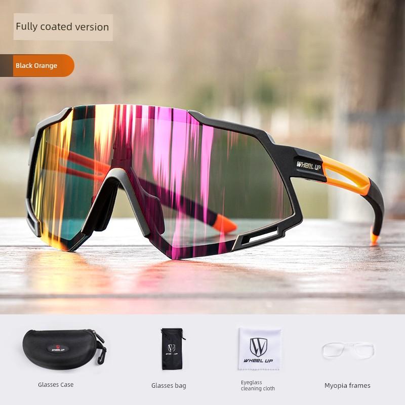 Wheelway Cycling Glasses, Day and Night Dual-Use Goggles, Photochromic Polarized Outdoor Sunglasses