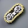 Chain wheel flywheel rotating fingertip gyroscope Fidget Spinner decompression metal bicycle chain EDC Fidget adult toy