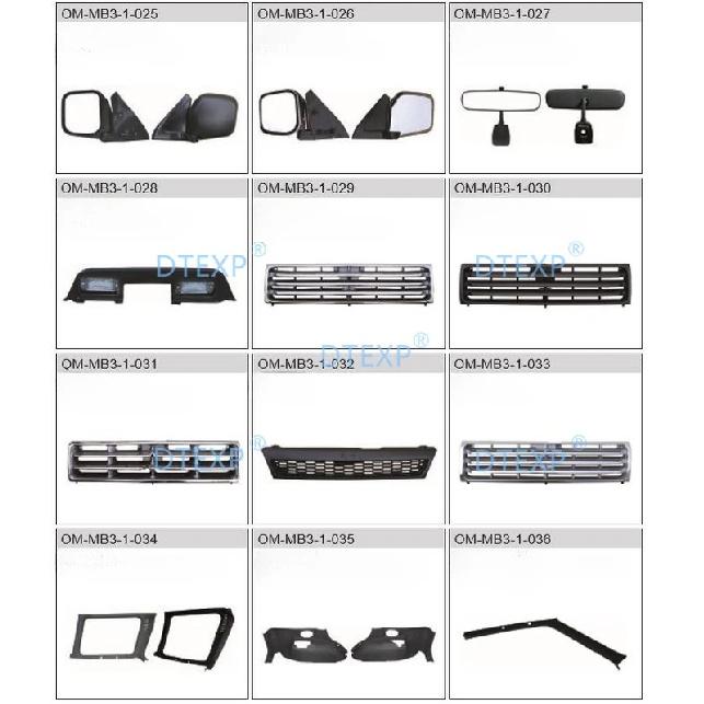 2Pcs Only 5 Door Wide Body Rear Mudguard Board Frame Pajero V33 MR776022 for Montero V40 for Shogun V20