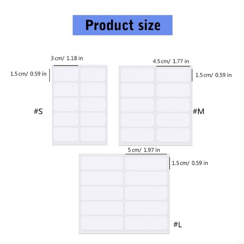 62KD Writes On Clothing Labels Secure Adhesive No-Iron Clothing Labels, Laundry Safe