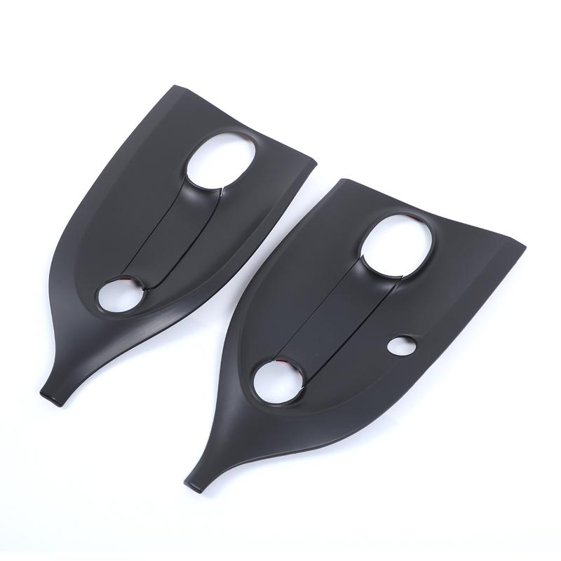 For Mercedes Smart Fortwo Forfour 453 2016-2021 Carbon fiber Car Accessories Exterior Door Handle+Door Bowl Cover Trim Frame
