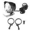 2 In 1 Horn LED Head Light Front Bright Lamp 12V80V for Electric Bike Scooter Moped