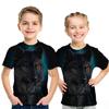 Summer Children Space Galaxy 3D T Shirt Angel Animal Lion Tiger Wolf Leopard Printed Boys Girls T-shirt Kids Fashion Tshirt Tops