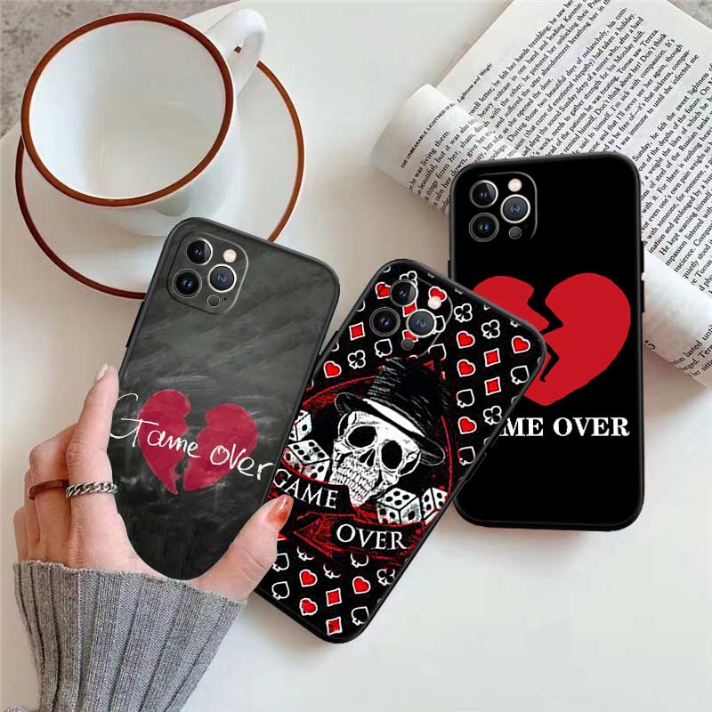 UP30 Game Over Phone Case for Samsung Galaxy A11 A12 A13 A15 A52S A53 A55 A56 A70 A71 A72 A73 F06 F16 F56 S10 Plus S10e