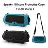 Silicone Case with Shoulder Strap Portable Travel Soft Cover Silicone Protective Cover Shell for JBL Charge 6 Speaker