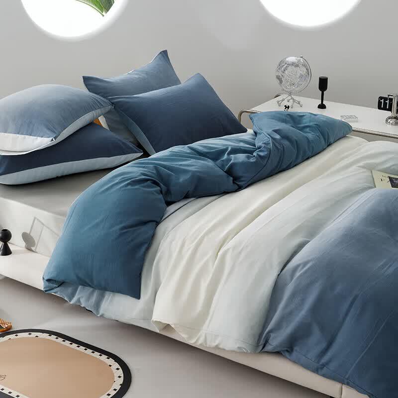 HAYLAN HOME Milk Velvet 4-Piece Bedding Set