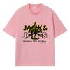 2026 Печатный Графический Логотип Jacks & Jones Y2k Харадзюку Уличная Одежда 100% Хлопок Футболка Повседневная Оверсайз Летняя Мужская Футболка