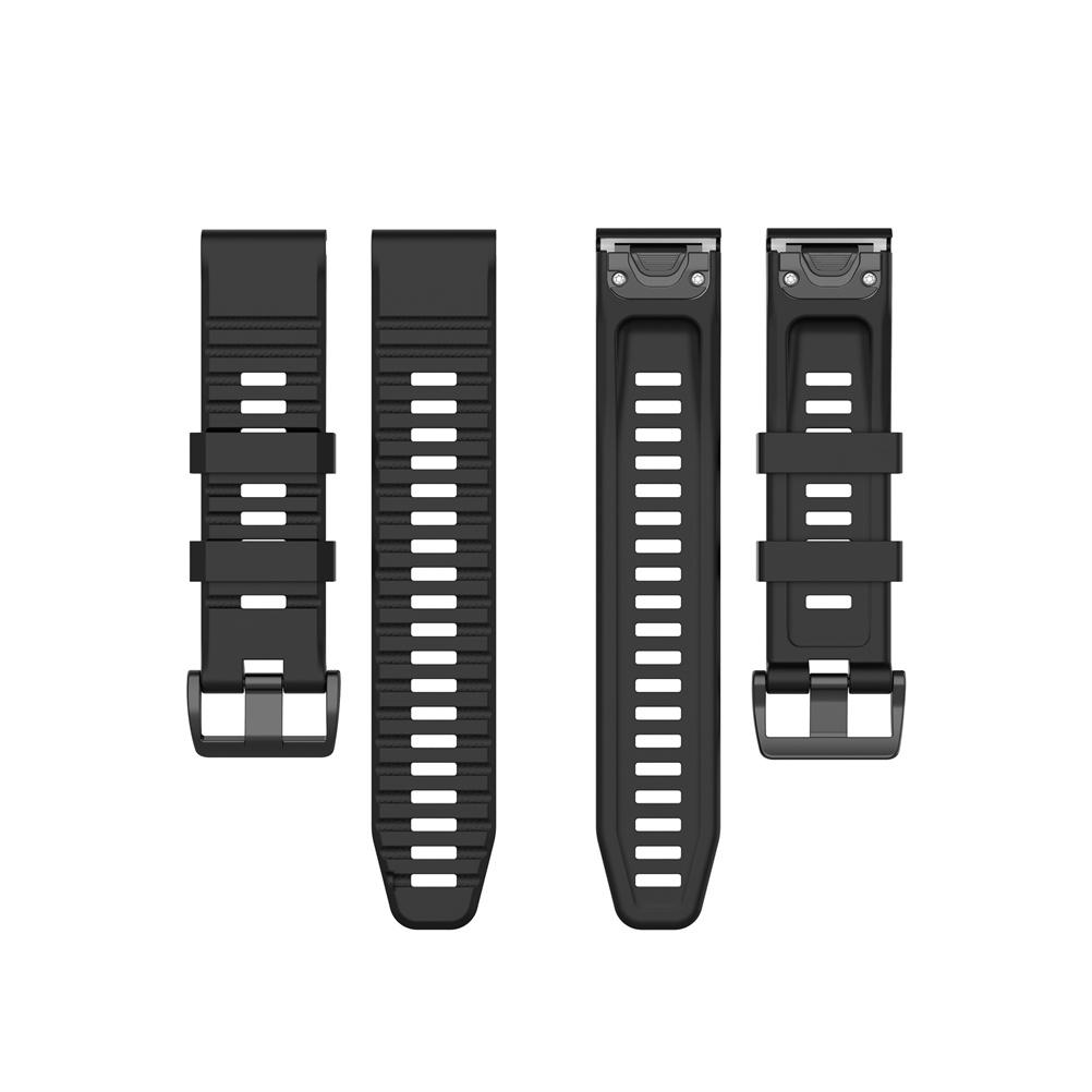 Сменные ремешки совместимые для часов Garmin Fenix 7X Fenix 6X GPS Fenix 6X PRO Силиконовый ремешок 26 мм Быстросъемный