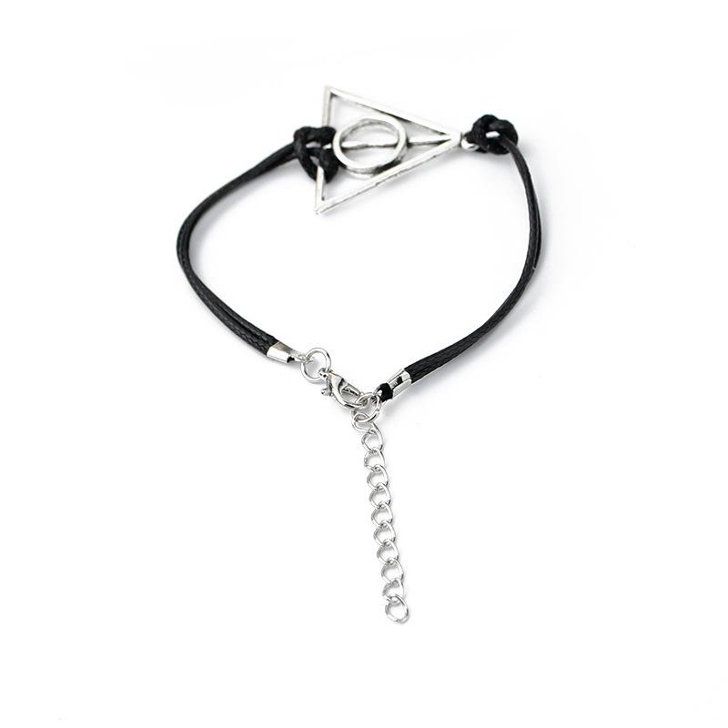 Черный браслет «Бесконечность» Hallows Wing Dream Браслет «Бесконечность» Вдохновленные подвески Браслеты