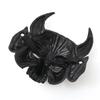 PU Leather Goat Horn Mask Cattle Cosplay Masquerade Halloween Mask Demon Half Face Cover Cosplay Masquerade Unisex