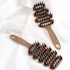 Yousheng 1/2Pcs Boar Bristle Hair Brush Scalp Massage Reduce Frizz Static Nursing Comb Hair Growth Natural Luster Hair Care Comb