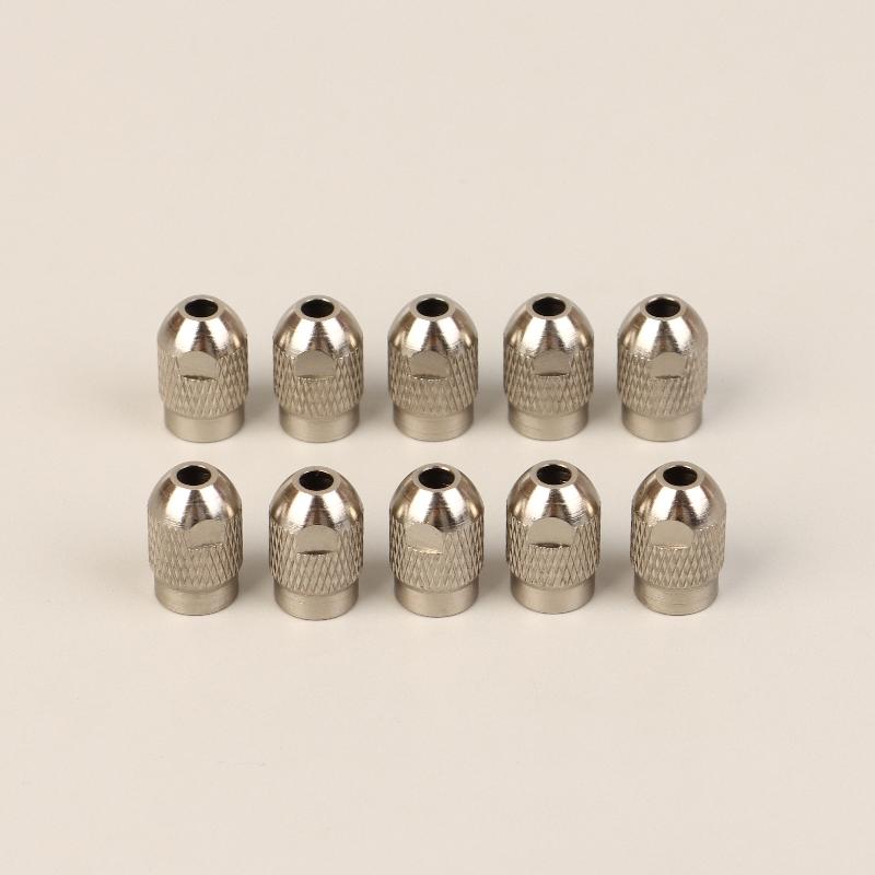 5/10Pcs Stainless Steel M7 M8 Nuts Pitch 0.75Mm Drill Chucks Collet Bits Shank Screws Replacement For Rotary Tool
