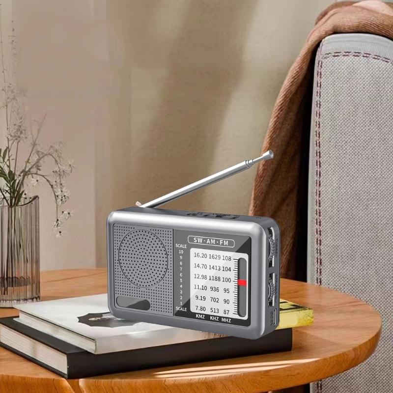 Портативное радио AM FM Коротковолновое радио AM FM Погодное радио Звуковое оборудование Отличный прием Наушники Транзисторное радио