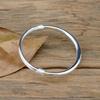 Plated twisted baby push-pull bracelet, solid smooth surface, children's wire-wrapped bracelet, gift item, direct sale