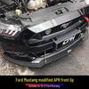 Передняя губа из углеволокна в стиле APR и комплект тяг для 15-17 Ford Mustang