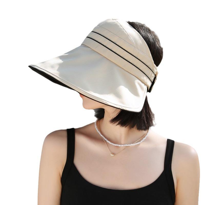 Female Uv Protection Sun Hat Big Brim Sun Hat Outdoor Travel Beach Hat