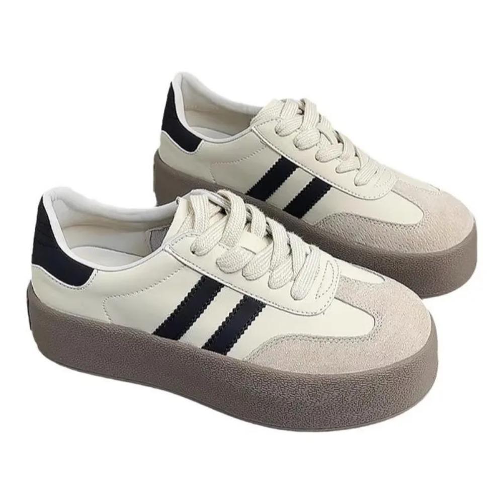 Повседневная спортивная обувь из натуральной кожи для женщин, осенние новые ретро-туфли, белые женские кроссовки, женская джинсовая обувь для женщин