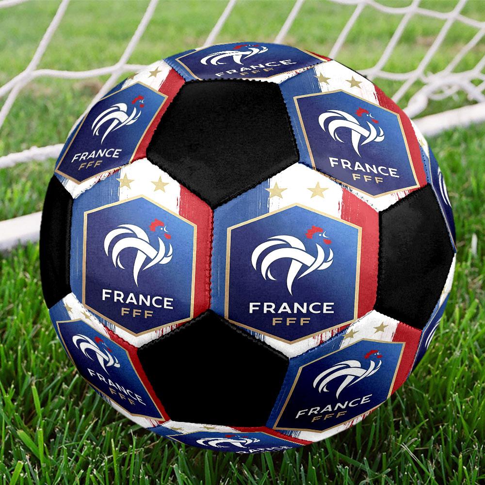1pc France National Football Team Soccer Ball Size 5 Indoor Soccer Ball Fashion Colorful Backyard Game - Great For Sports Fans Gift HE29