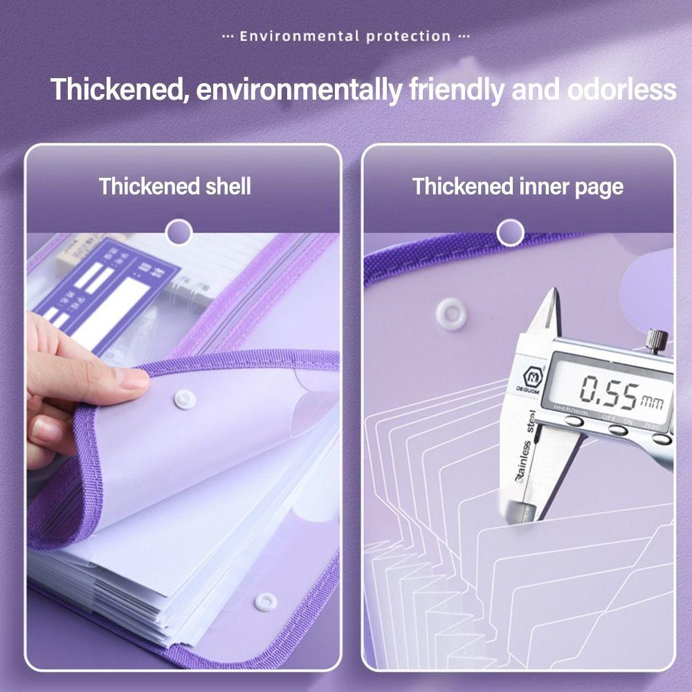 Папка для файлов формата А4 с 13 карманами, папка для хранения тестовой бумаги, органайзер для файлов, классифицированная многослойная карманная папка большой емкости для портфолио