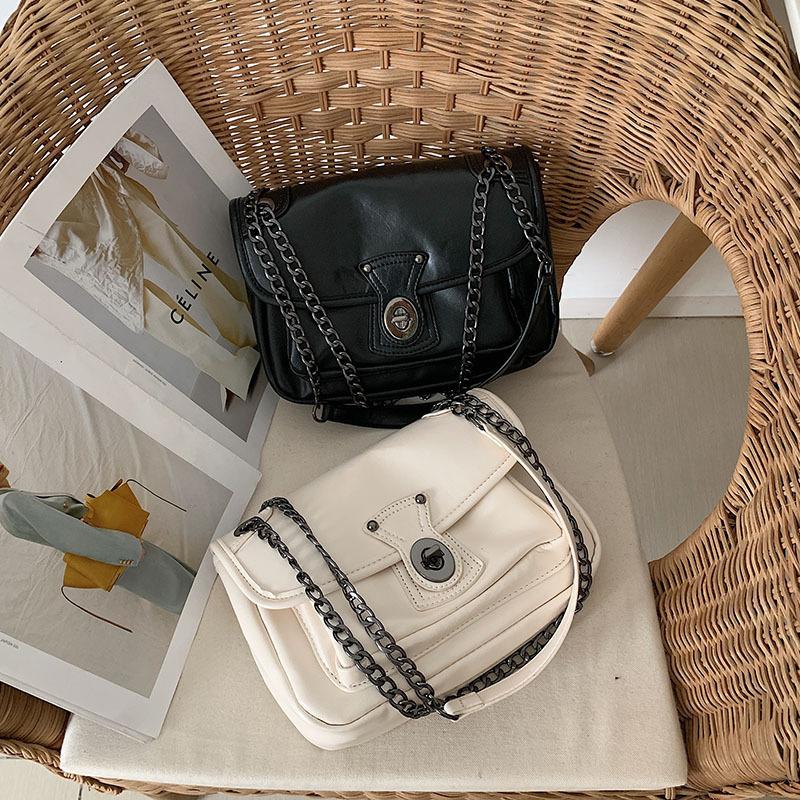 Модная цепочка Niche ретро дорожная сумка через плечо на одно плечо подмышку большой емкости квадратная сумка для женщин