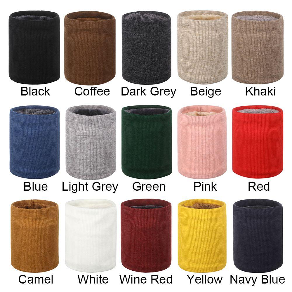 Unisex Winter Warm Women's Fashion Thick Shawl Knit Neck Scarf Circle Wrap Cable Collar