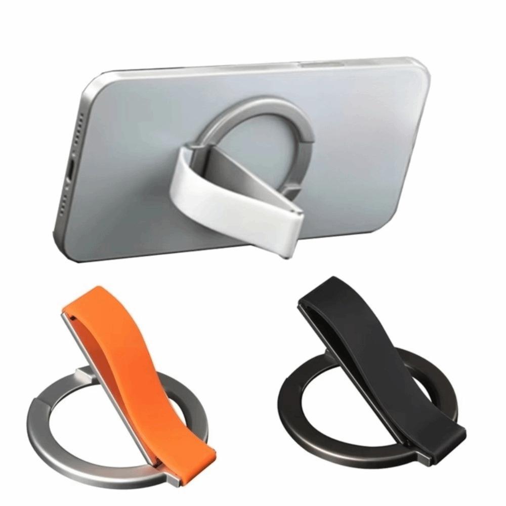 360 Degree Rotation Magnetic Phone Ring Holder Zinc Zinc Zinc Alloy Cell Phone Kickstand Desktop Stand
