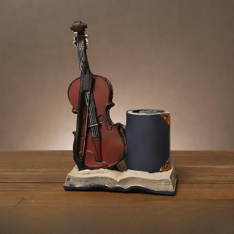 Винтажный держатель для ручек из смолы в виде книги, многофункциональный настольный органайзер для дома и офиса