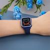 Сверкающий Чехол со стеклом для Apple Watch 44 45мм 41мм 40 42мм 44мм Алмазный бампер+Защитное стекло для Серии 11 10 9 8 7 5 6 SE