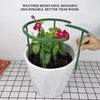 2-12PCS Plant Support Pile Garden Semicircle Flower Stand Cage Plant Grow Fixing Rod Vine Climbing Bracket Stake Holder Bonsai Tool