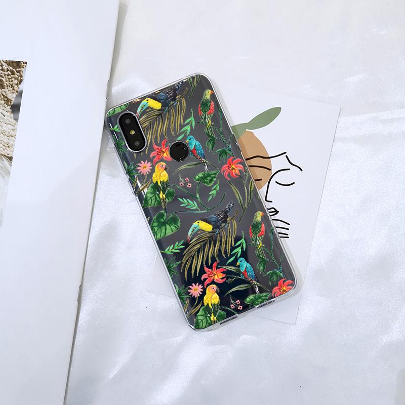 Мягкий силиконовый чехол для телефона для Xiaomi Mi Max Mix 1 2 2S 3, эстетичная задняя крышка с птицей и цветами, красивая птичка для Xiaomi Mi Note 1 2 3