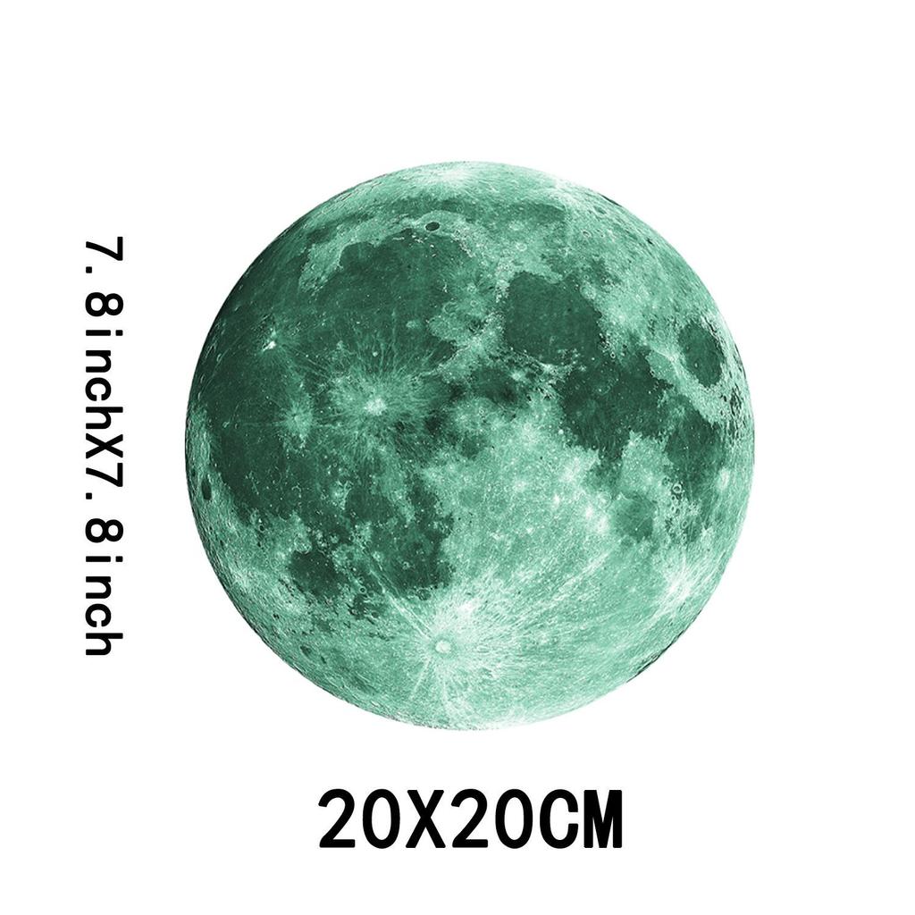 Светящиеся наклейки на стену «Луна и планеты» для детских комнат