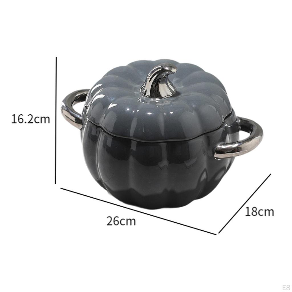 Форма для запекания с крышкой, фарфоровая ручка для макарон, предметы интерьера, кастрюля, посуда для