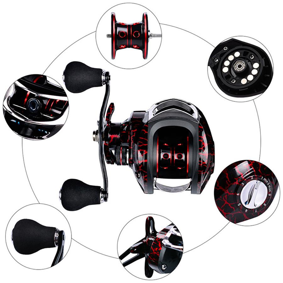 Fishing reel for spinning 18+1bb, gear ratio 7.1: 1, for fresh and salt water, right handle