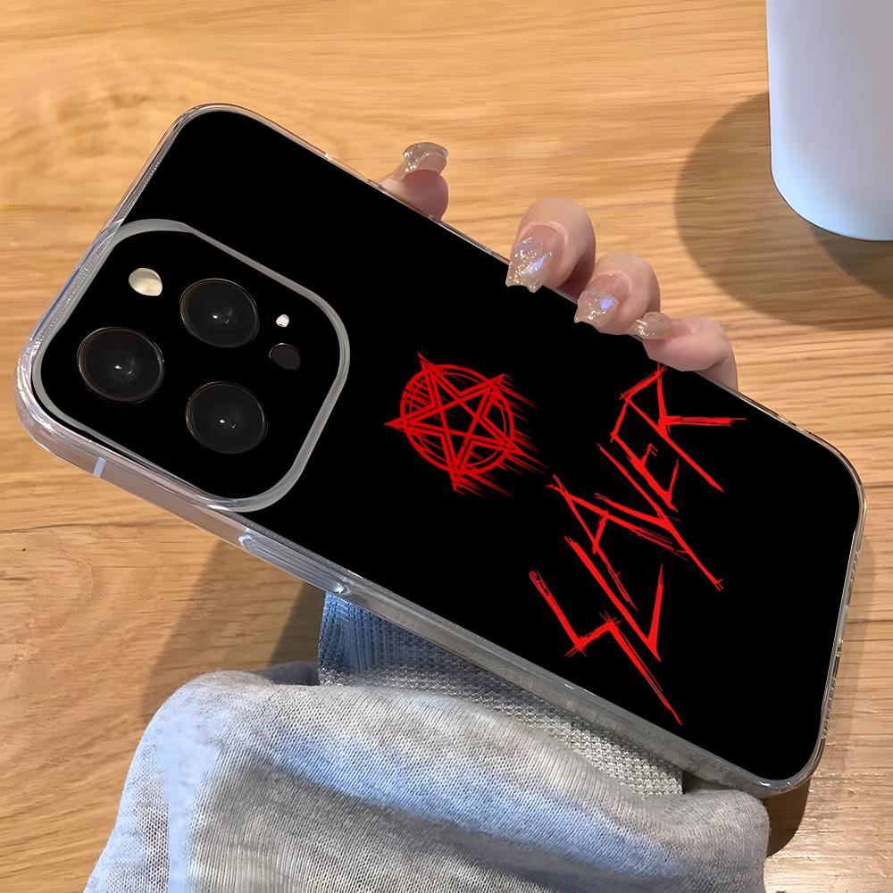 Чехол для телефона Slayer Heavy Metal Rock Band Для IPhone 17 Pro Max 16 15 14 Pro Max 13 11 Xs Xr 8 7Plus Прозрачный чехол