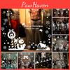 Stickers Window Christmas Xmas Santa Removable Art Decal Wall Home Decor Shop