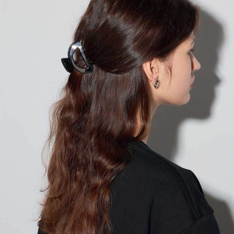 Les Bijoux Philosophy LB_Black mirror hair claw_3type