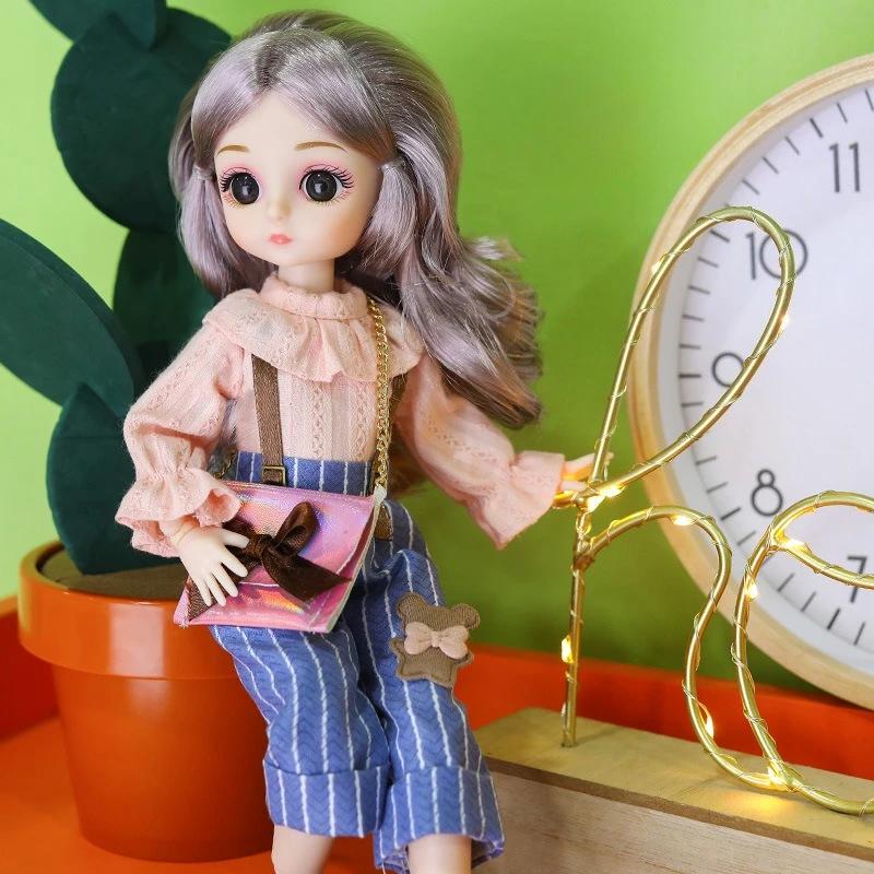 30 см 1/6 BJD Кукла-принцесса Нарядная с одеждой и обувью 20 шарниров Подвижная Милое Сладкое лицо Девочка Детский Подарок Игрушка-кукла для детей