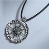 Fashionable Round Brand Necklace Korean Edition Fashion Trendy Men's Jewelry