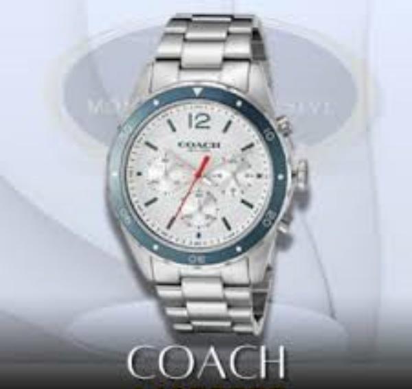 Coach Часы с белым циферблатом Кварцевые часы Мужские часы