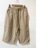 Американские винтажные однотонные женские брюки из хлопка и льна со шнуровкой, эластичные широкие шорты с высокой талией и карманами, уличные женские брюки