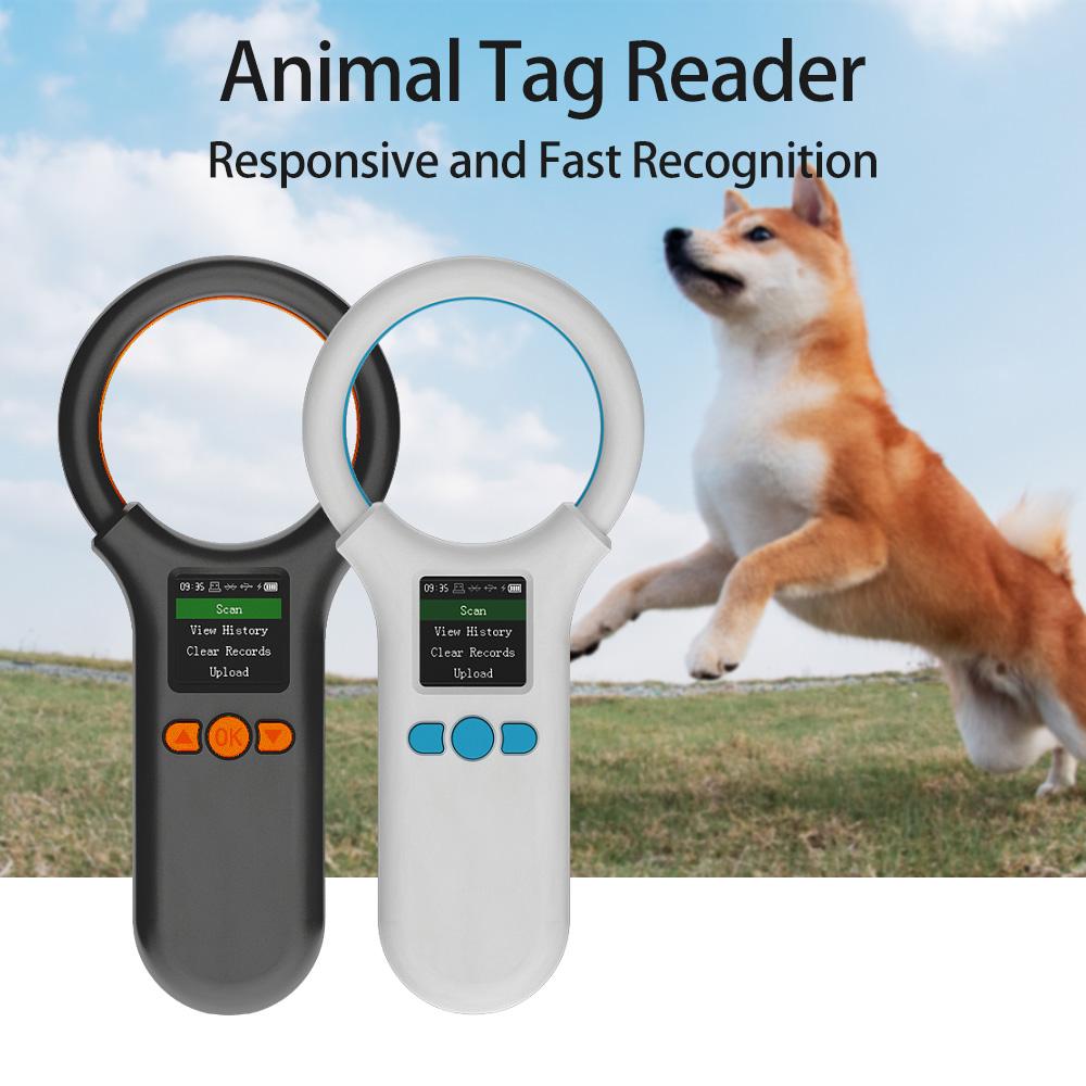 Animal Microchip Pet Tag Scanner ID Reader RFID EMID Animal Handheld Chip Reader BT+USB+2.4G