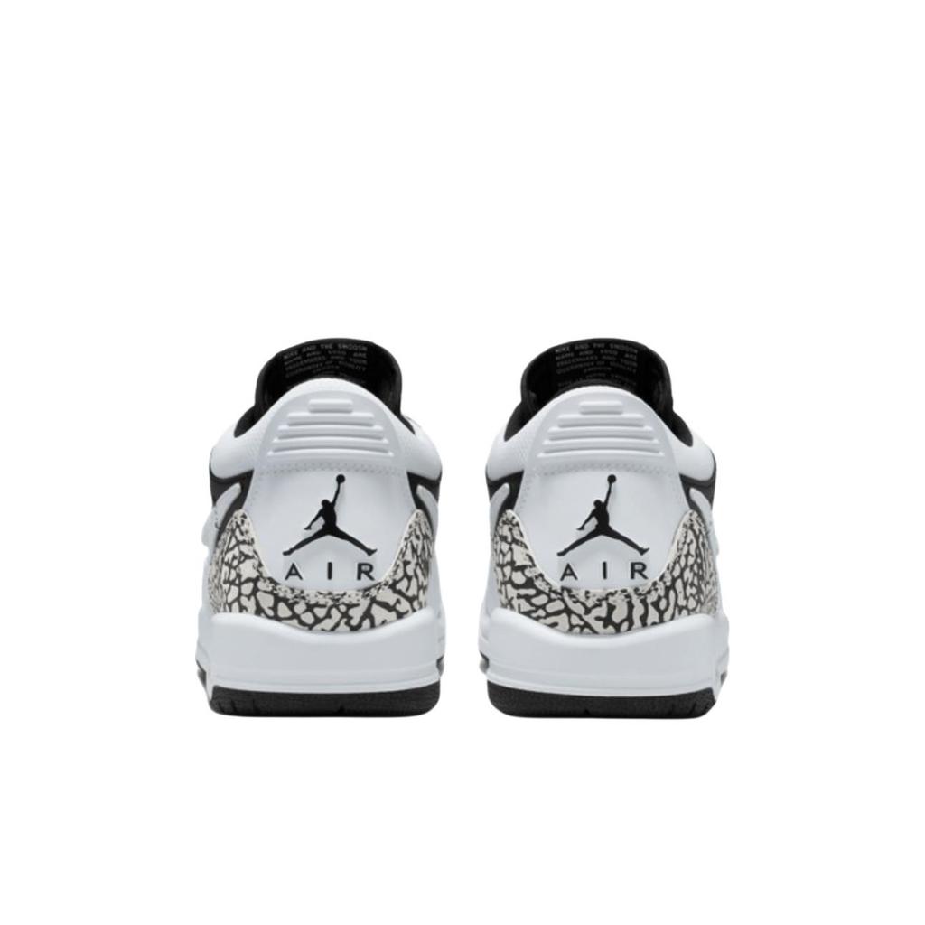 Jordan Legacy 312 Low Comfortable Soft Low Top Kids Basketball Shoes Unisex Sneaker White Black CD9054-111