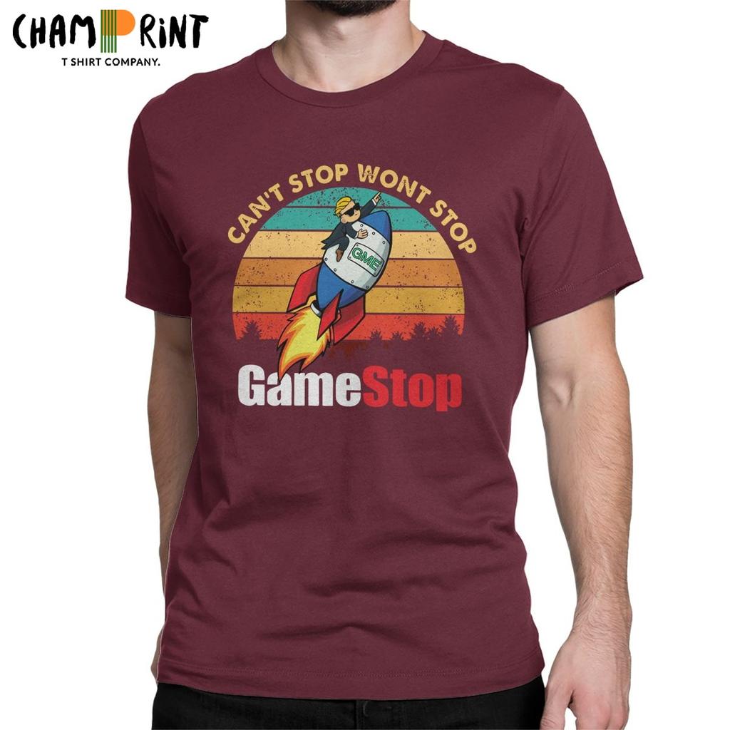 Gamestop Street Илон Маск Reddit Футболки Мужские Wallstreetbets Gme Wsb Футболка Акции Stonks