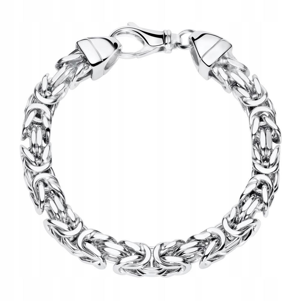 THICK Silver Men' Bracelet ROYAL Weave Bracelet Gift
