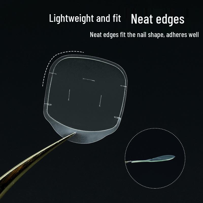 Гелевый многоразовый прозрачный двусторонний скотч для ногтей для нанесения без следов