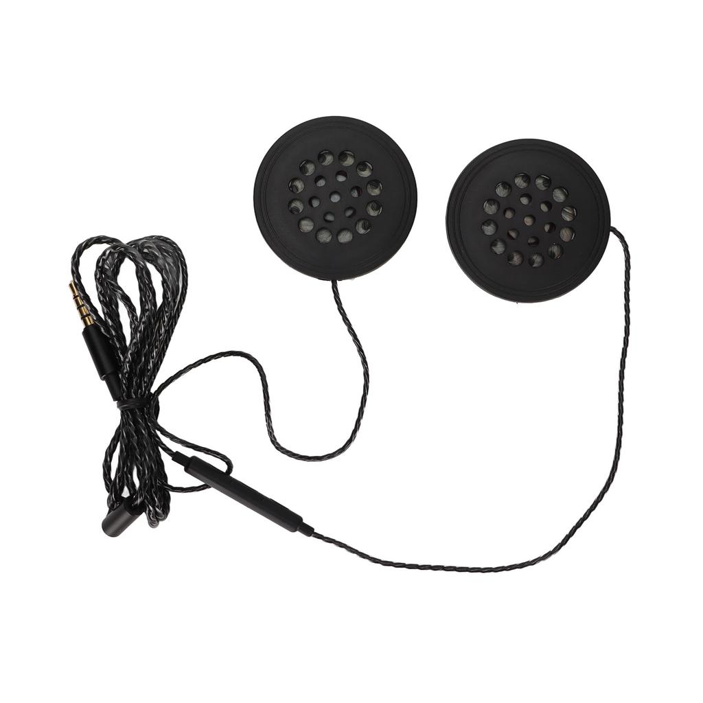 T33 Motorcycle Helmet Headset Wired Stereo 3.5mm Racing Helmet Headphone for Outdoor Sports