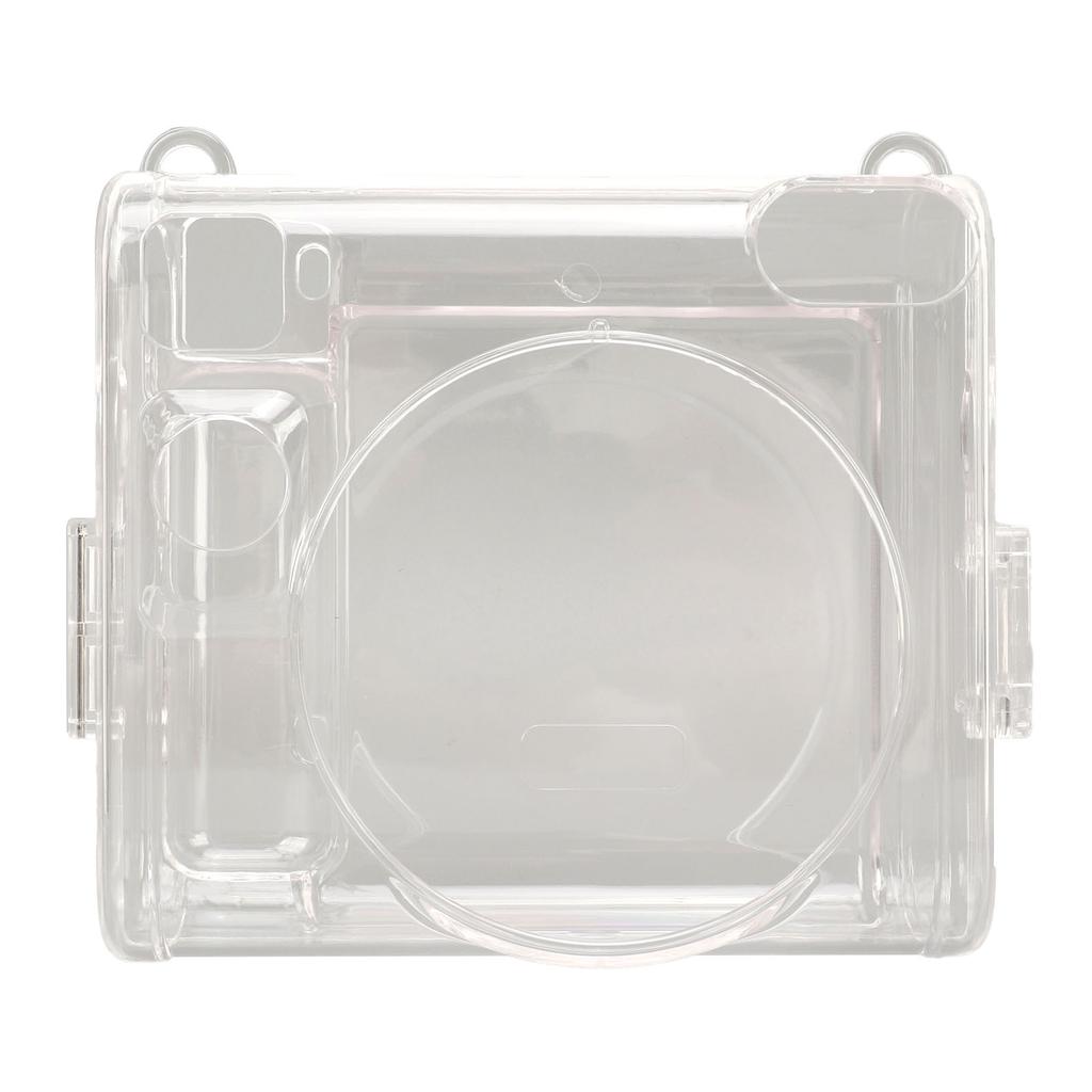 Чехол для моментальной камеры Защитная крышка Прозрачный жесткий корпус с регулируемым съемным ремешком Аксессуар для моментальной камеры для