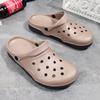 Модные новые мужские сандалии Crocks Летние тапочки Модные дырявые туфли Crok Rubber Clogs Дышащая садовая обувь Классические пляжные сандалии на плоской подошве