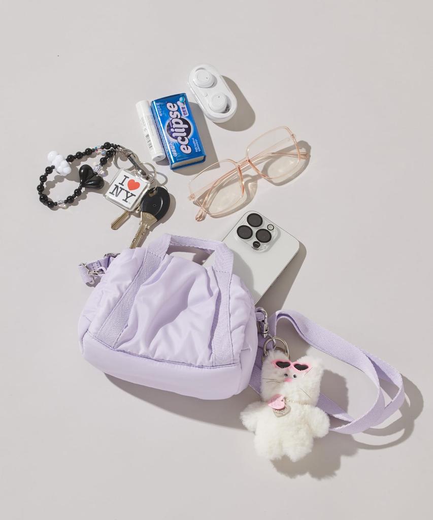 Мини-сумка через плечо SHEEN MINI DUFFEL 1844 Сахарная сирень [LeSportsac] [Официальная] / /