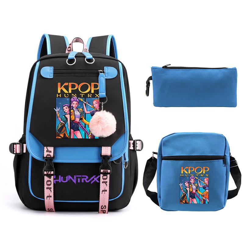 Animation Cartoon Printing High Value Fashion Shoulder Bag Casual Pencil Bag Campus Trend Student Schoolbag